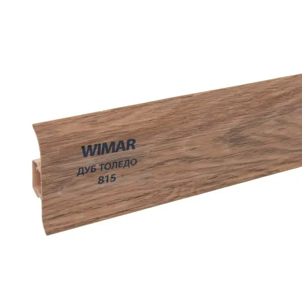 Пластиковый плинтус Wimar № 815 Дуб Толедо (58х25х2500мм)